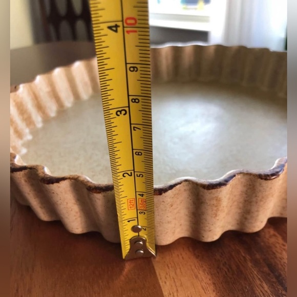 Treasure Craft Stoneware of California 878 Quite Nice Quiche Pie Plate - Vintage - Picture 4 of 4